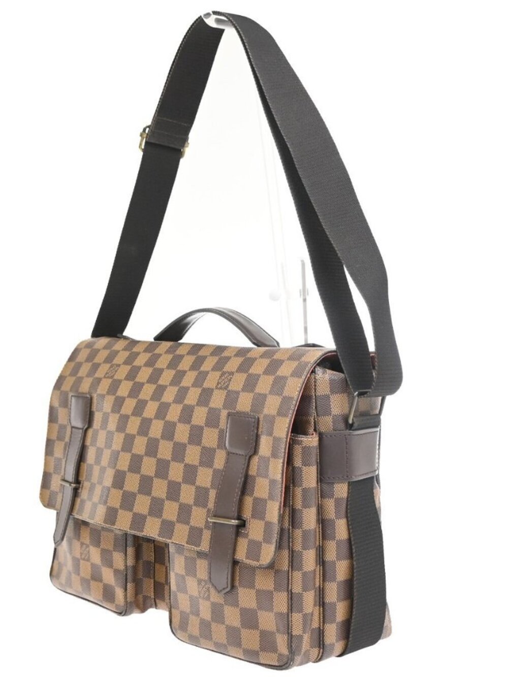 LOUIS VUITTON Broadway Satchel Shoulder Bag Damier Ebene Leather N42270 16KC885 - Picture 2 of 16